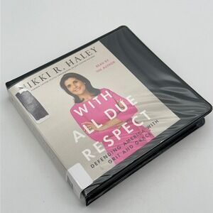 With All Due Respect Nikki R Haley Audiobook 7 CD Set Unabridged Read by Author